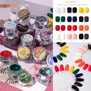 Mobray Nail Polish Gel Liquid Gel เริ่มต้นเล็บทาสีเจล Jar เจล veemm