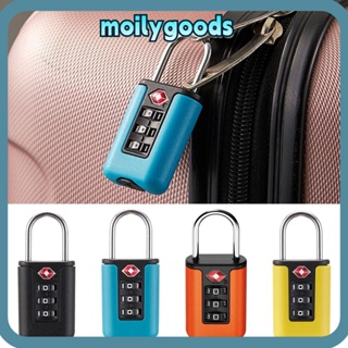 Moilyhd TSA Customs Code Lock แบบพกพาเครื่องมือรักษาความปลอดภัยตู้ล็อคเกอร์กุญแจสีตัดกัน