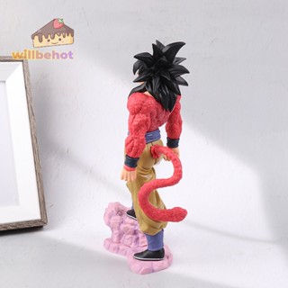 [WillbehotT] โมเดลฟิกเกอร์ PVC อนิเมะดราก้อนบอล Son Goku Ssj4 Super Saiyan 4 Goku ของเล่น ของขวัญ สําหรับเด็ก [ใหม่]