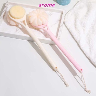 Aroma แปรงขัดผิว ด้ามจับยาว หลากสี สําหรับอาบน้ํา สปา