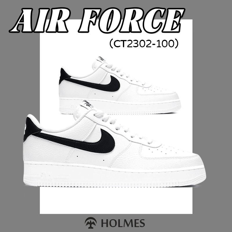 รองเท้า AIR FORCE NIKE AIR FORCE 1 LOW CT2302-100 White black air force 1 sneakers 💯