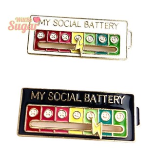 [WillBesugarT] เข็มกลัด รูป My Social Enamel Pin เครื่องประดับ ของขวัญ [ใหม่]