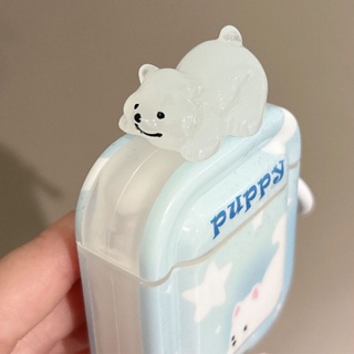 เคสหูฟัง แบบนิ่ม ลายสุนัข และดาวน่ารัก สําหรับ AirPods Pro 2 3 Air Pods 1 2 Pro