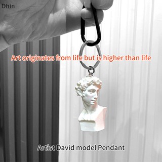 [Dhin] พวงกุญแจ จี้รูป David สร้างสรรค์ สําหรับนักเรียน ของขวัญ