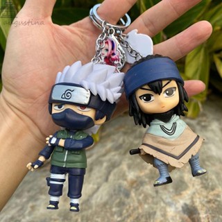 Augustina พวงกุญแจ จี้ตุ๊กตา PVC รูปนารูโตะ Gaara Uchiha Itachi Sasuke Ninja