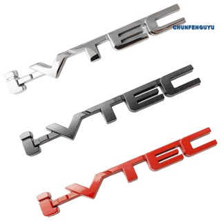 [CFGY] สติกเกอร์ตราสัญลักษณ์ตัวอักษร I-VTEC สําหรับติดตกแต่งรถยนต์ Honda Civic Odyssey