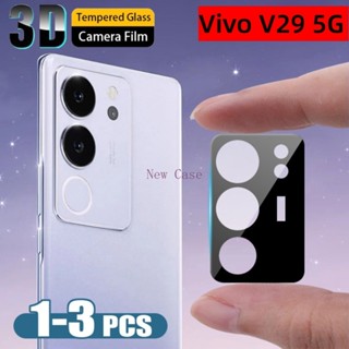 ฟิล์มกระจกนิรภัยกันรอยหน้าจอ เลนส์โค้ง 3D สําหรับ Vivo V29 V 29 VivoV29 5G 2023 S17Pro 1-3 ชิ้น