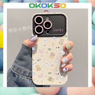 [Okso] ใหม่ เคสโทรศัพท์มือถือแบบนิ่ม กันกระแทก ลายการ์ตูนสัตว์จิ๋ว สําหรับ OPPO Reno9 Reno8 Reno7pro reno6 5