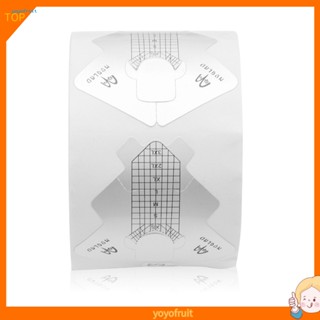 Yof แผ่นแม่แบบ ฉลุลาย ไม่สั่น ถอดออกได้ สําหรับตกแต่งเล็บ DIY 1 ถุง ต่อม้วน