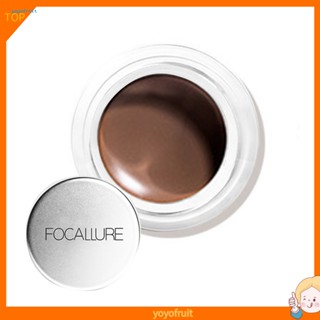 Yof FOCALLURE ครีมอายไลเนอร์ กันน้ํา ติดทนนาน พร้อมแปรงแต่งหน้า