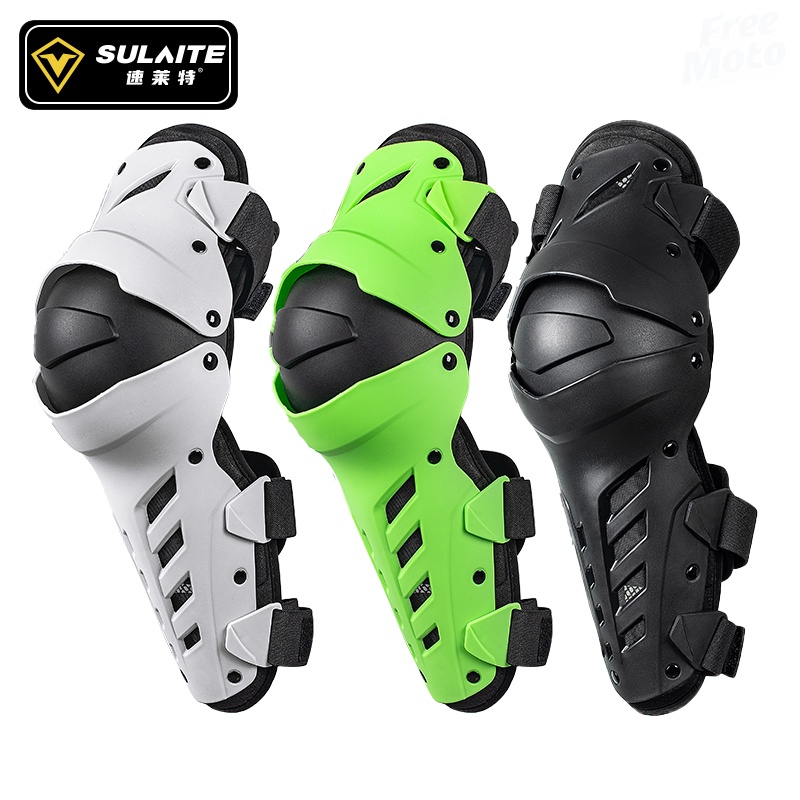 Sulaite รถจักรยานยนต์เข่า Pads อัพเกรดจักรยานเสือภูเขา Dirt Bike เข่า Pads สําหรับชายปรับ Kneepads Shin Guards สําหรับผู้ใหญ่