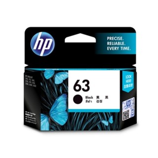 หมึกอิงค์เจ็ท ดำ HP 63/BK