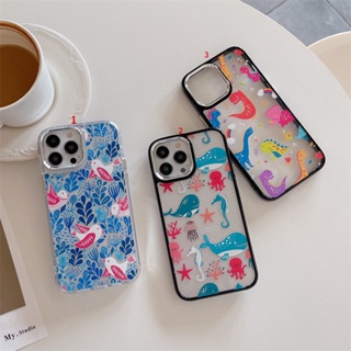 เคสโทรศัพท์มือถือแบบใส กันกระแทก ลายทะเล คุณภาพสูง สําหรับ iPhone 15 Ultra 14 13 12 Pro Max 11 Pro Max X XR XS 7 8 Plus