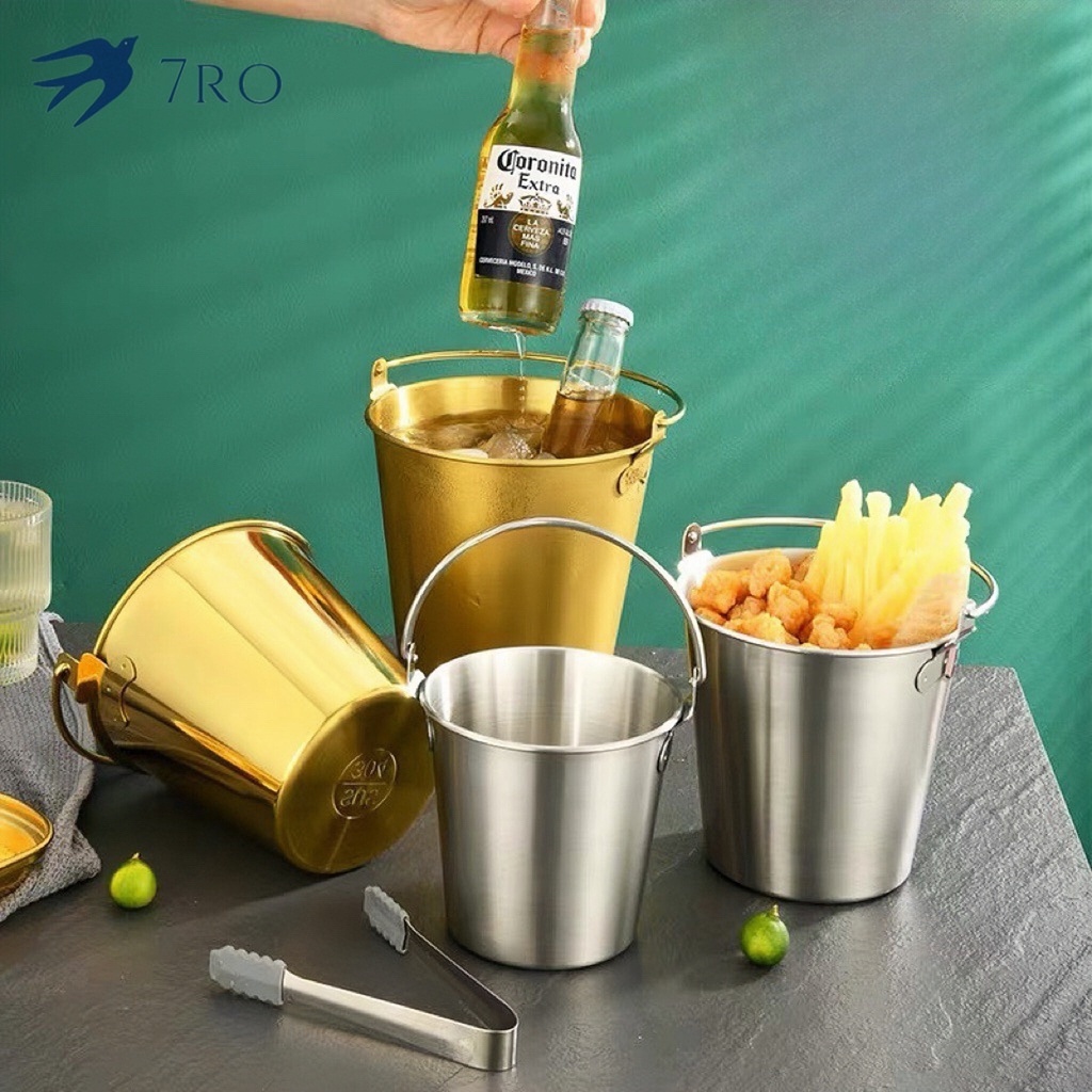 ถังน้ำแข็ง บาร์มัลติฟังก์ชั่แชมเปญเครือข่ายความคิดสร้างสรรค์ทอดมันฝรั่งหวานขนมขบเคี้ยวถังสแตนเลส