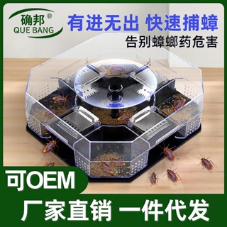 Hot Sale# factory Zhibang Cockroach trap cockroach house household one-nest non-toxic cockroach drug Cockroach trap 8.22Li