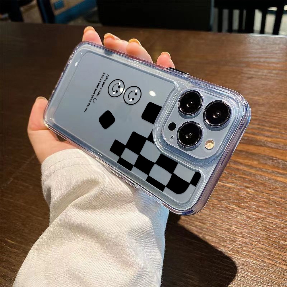 Space Case for iPhone 17 16 11 13 15 12 14 Pro Max X XS Max 7 8 15 14 Plus SE XR Clear TPU กันกระแทก เคสโทรศัพท์มือถือ - รูปที่ 4