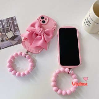 เคสโทรศัพท์มือถือแบบนิ่ม ผิวด้าน แต่งโบว์ บาร์บี้ 3D พร้อมสายคล้อง หรูหรา สําหรับ OPPO A93 4G A1 Pro Reno 8T 5G A1 5G 2023 Realme V20 V5 Find X5 GT2 Pro GT 5G