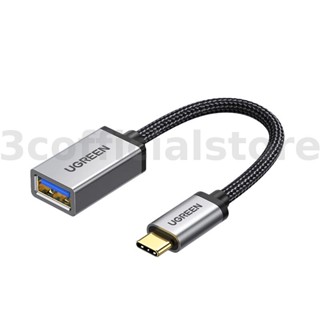 Ugreen US203 อะแดปเตอร์สายเคเบิล Type-C เป็น USB3.0 OTG 5Gbps ส่งสัญญาณเร็ว สําหรับโทรศัพท์มือถือ แท็บเล็ต แล็ปท็อป ดิสก์ U