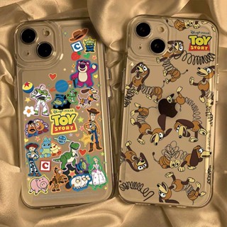 เคสโทรศัพท์มือถือ แบบใส ลายการ์ตูน Toy Story สําหรับ IPhone 11 Pro MAX 12 13 14 Pro MAX X XR XS MAX SE IPhone 7 8 Plus