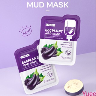 Laikou มะเขือยาวโคลนฟิล์ม 5g 12 ถึง Facial Mask Mud ทำความสะอาดผิวหน้าโคลนฟิล์ม Skin Care ผลิตภัณฑ์ yuee