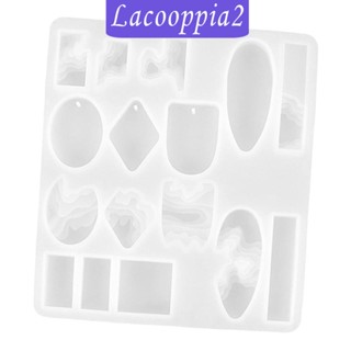 [Lacooppia2] โมเดลต่างหูเรซิ่น ซิลิโคน ยืดหยุ่น และไม่สม่ําเสมอ แบบพกพา สําหรับทําเครื่องประดับ