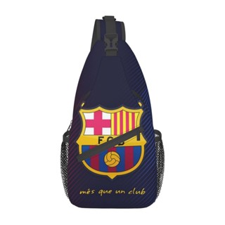 Fc Barcelonas กระเป๋าคาดอก สะพายข้าง คาดเอว พร้อมกระเป๋าใส่เหรียญ สามารถปรับได้ แฟชั่นสําหรับผู้ชาย ผู้หญิง