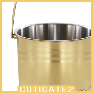 [Cuticate2] ถังน้ําแข็งสเตนเลส สําหรับครอบครัว ร้านอาหาร