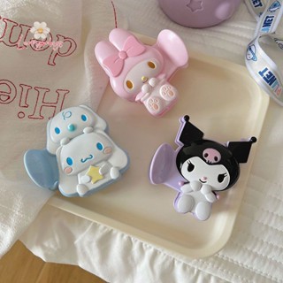 SANRIO Luckybabys&gt; กิ๊บติดผม รูปการ์ตูนสุนัขชินนาม่อนโรล น่ารัก สําหรับเด็กผู้หญิง