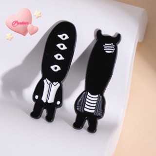 Purelove&gt; เข็มกลัด ลายการ์ตูน Goodnight Punpun Enamel Pin Oyasumi Punpun Devil Horn Eyes สําหรับติดกระเป๋าเป้สะพายหลัง เหมาะกับเด็ก