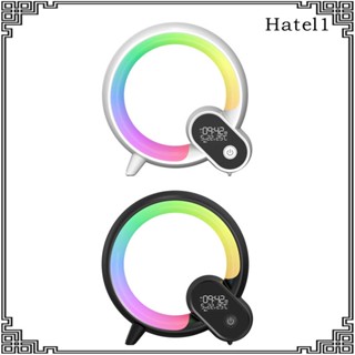 [Hatel] โคมไฟกลางคืน LED RGB ชาร์จ USB สําหรับตกแต่งหอพัก ข้างเตียง ห้องรับประทานอาหาร ปาร์ตี้