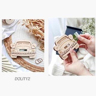 [Dolity2] กรอบไม้ใส่เงิน เครื่องประดับ สําหรับตั้งโต๊ะ วันเกิด งานแต่งงาน