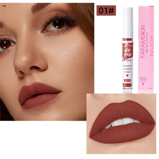 FAFAMOON Non-Stick CUP Lip Glaze Matte หมอกพื้นผิว Liquid Non-Stick CUP Multi-สี Lip Beauty เครื่องสำอาง nuuo