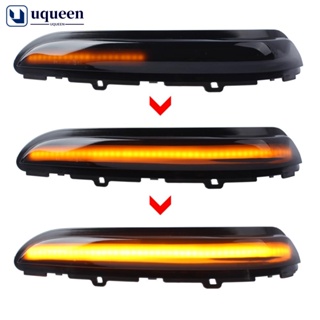 Uqueen ไฟเลี้ยวไดนามิก LED กระพริบ สําหรับ Peugeot 208 2008 2012-2020 B9J1 2 ชิ้น