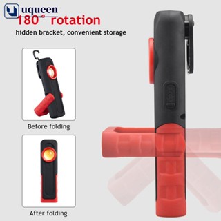 Uqueen ไฟฉายสแกนเนอร์ อเนกประสงค์ ด้ามจับแม่เหล็ก ชาร์จ USB สําหรับซ่อมแซมรถยนต์ H1Z5