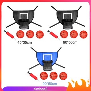 [Simhoa2] ห่วงบาสเก็ตบอล แทรมโพลีน ติดตั้งง่าย น้ําหนักเบา อุปกรณ์เสริม สําหรับเด็กผู้ชาย ผู้หญิง