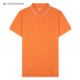 GIORDANO เสื้อโปโลผู้ชาย Mens Tapered Polo 01012018