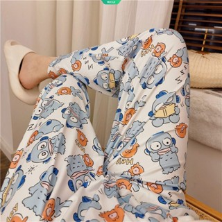 ใหม่ Sanrio Ugly Fish Hampton กางเกงนอน ลําลอง ทรงหลวม ใส่สบาย แฟชั่นฤดูร้อน สําหรับสตรี 2023