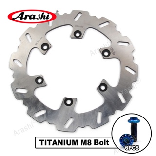 Arashi สกรูยึดดิสก์เบรกหลัง CNC ไทเทเนียม สําหรับ YAMAHA SR125 1997-2002 RD350 LC 1985-1993 XJ600 XJR1200 XJR1300 MT01 1670 XJ900S DIVERSION FZS1000 FAZER