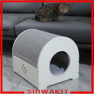 [Shiwaki1] บ้านแมวไม้ รังแมว กระท่อม คอนโด เตียงนอนสบาย วิลล่าแมว เตียงสัตว์เลี้ยง เตียงแมว สําหรับลูกแมวนอน