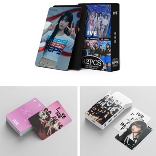 92 ชิ้น / กล่อง IVE 2023 อัลบั้มใหม่ IVE สติกเกอร์ โฟโต้การ์ด โลโม่ การ์ด Liz Leeseo Yujin Wonyoung Gaeul Rei Kpop โปสการ์ด พาสต้า ของราคาถูก CX