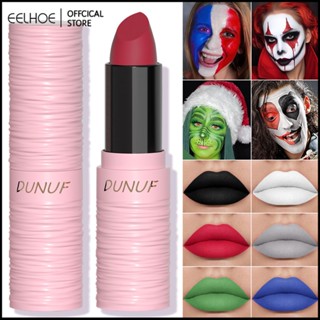 DUNUF 6 สี Facial ตกแต่ง Matte Texture อายแชโดว์ลิปกลอสลิปสติก Face Color lip Tint-eelhoe