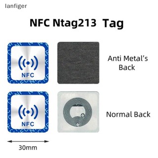 Lanf สติกเกอร์ฉลาก โลหะ ป้องกันรอย NFC 1 ชิ้น สําหรับโทรศัพท์ NFC ทุกรุ่น EN