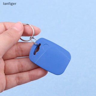 Lanf ชิป IC + ID RFID Dual 125Khz และ 13.56Mhz Keyfobs EM4100 S50 สมาร์ทการ์ด Token Key Fob Ring Access Control EN