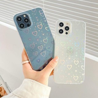  เคสโทรศัพท์มือถือแบบนิ่ม TPU กันกระแทก ลายหัวใจ สําหรับ Itel S23 4G S665L A60S A60