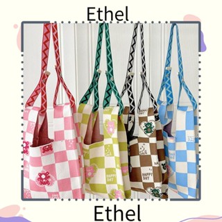 Ethel1 กระเป๋าถือ กระเป๋าถัก แฮนด์เมด ขนาดเล็ก สําหรับเด็กผู้หญิง