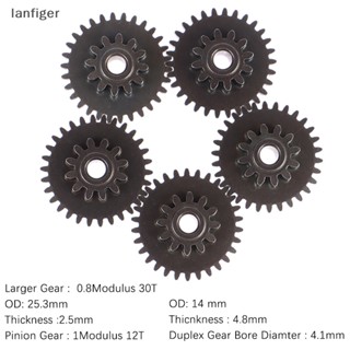 Lanf ใหม่ เฟืองมอเตอร์โลหะ 1M 12T 0.8M 30T OD 25.3 มม. 14 มม.~ EN