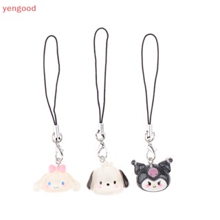 (YGD) Kawaii Kuromi สายคล้องโทรศัพท์ จี้ตุ๊กตา My Melody Cinnamoroll น่ารัก สําหรับเด็กผู้หญิง