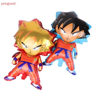 (YGD) ธีมดราก้อนบอล Z ฟิกเกอร์อนิเมะ Son Goku ลูกโป่งวันเกิด ชุดอุปกรณ์ปาร์ตี้ ฟอยล์ยาง ลูกโลก เด็ก ตกแต่งงานเทศกาล