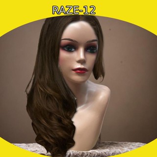 [Raze12] หุ่นหัวล้าน สีน้ําตาล สําหรับทําผม หมวก