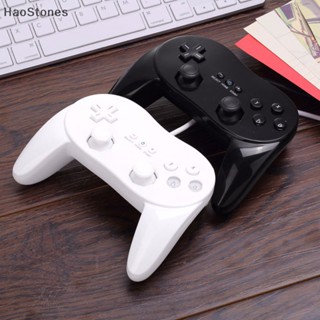 Haostones ใหม่ รีโมตควบคุมเกม แบบมีสาย สําหรับ NS Wii Second-generation TH